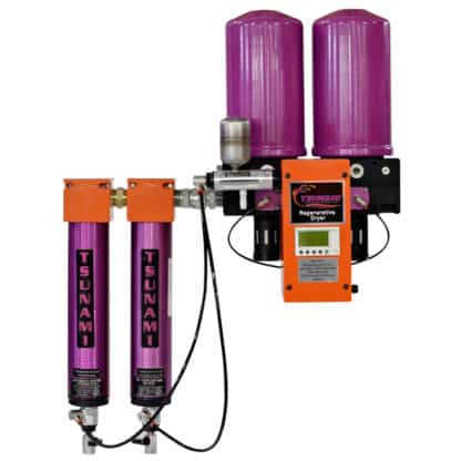21999-0710-G Tsunami Air Dryer Global 10Hp Regenerative Drying System - 1" In/Out