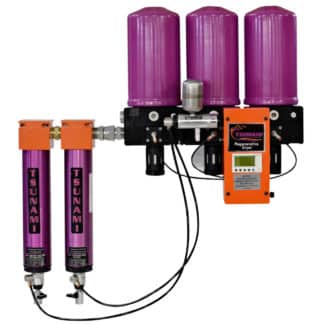 21999-0715-G Tsunami Air Dryer Global 15Hp Regenerative Drying System - 1" In/Out