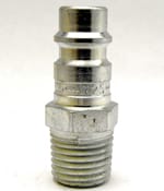21999-0834 Tsunami Compressed Air System Accessory High Flow Hose Plug - 1/4" NPT Male Thread - 10 Pack
