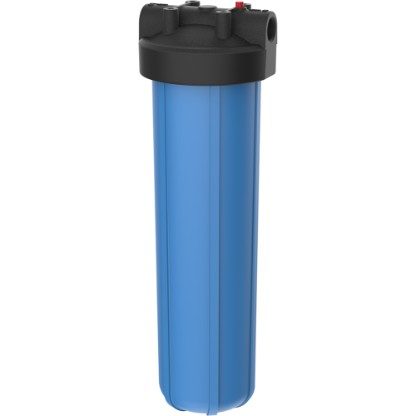 150233 Pentair Single Unit Price is a Big Blue Plastic Filter housing 1inch in-out for 4-1/2 X 20 Inch cartridges