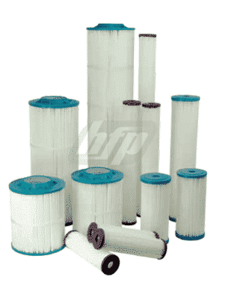 Harmsco PP-HC-170-1 Hurricane 170 Poly-Pleat Cartridge - 1 Micron