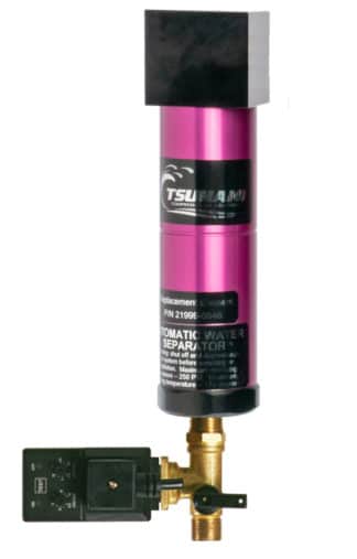 21999-0390-ED Tsunami Compressed Air Filter System Water Separator with Electronic Drain – 20 Series – ¼” In/Out – 20 SCFM